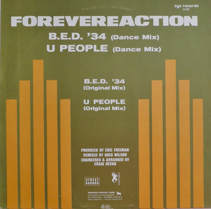 Forevereaction : B.E.D. '34 / U People (12")