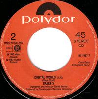 Trans-X : Living On Video (7", Single, Ora)