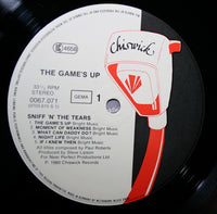 Sniff 'n' The Tears : The Game's Up (LP, Album)