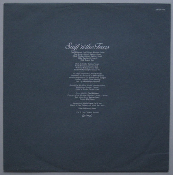 Sniff 'n' The Tears : The Game's Up (LP, Album)
