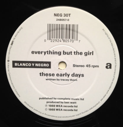 Everything But The Girl : These Early Days (12", Dam)