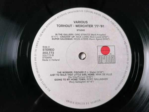 Various : Torhout/Werchter 1977-1981 (7", Single, Promo)