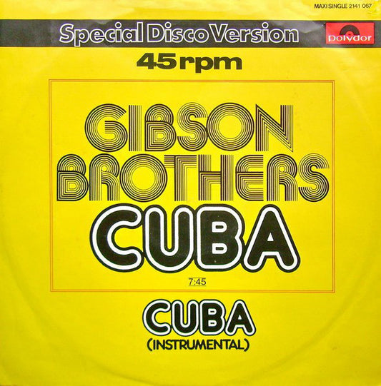 Gibson Brothers : Cuba (12", Maxi)