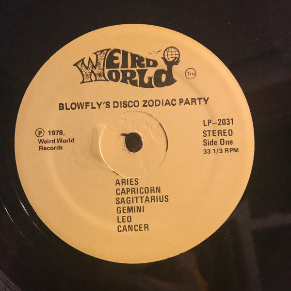 Blowfly : Blowfly's Disco Zodiac Party (LP, Album)