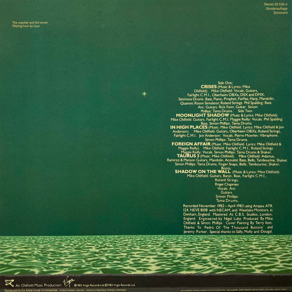 Mike Oldfield : Crises (LP, Album, Club)