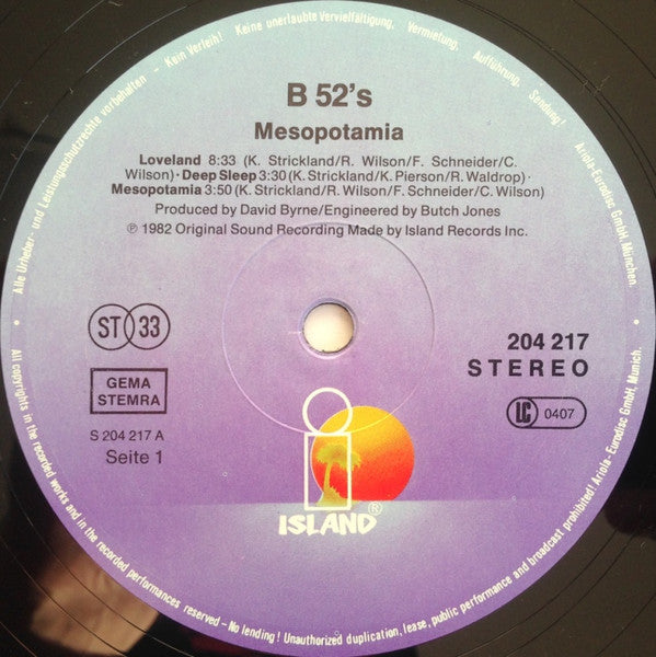 The B-52's : Mesopotamia (LP, MiniAlbum, RE)