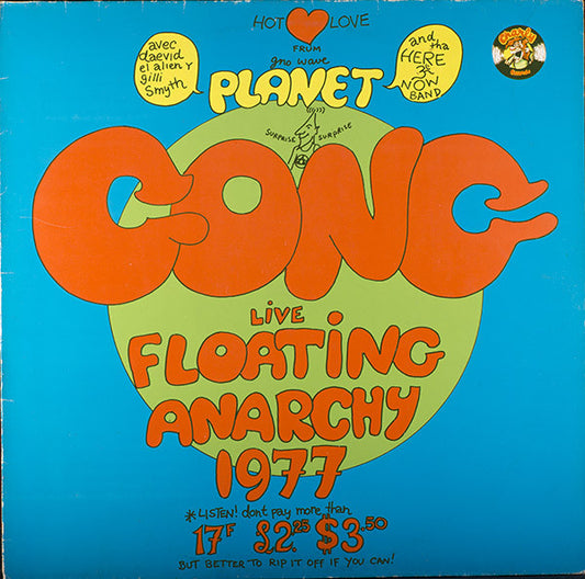 Planet Gong (2) : Live Floating Anarchy 1977 (LP, Album)