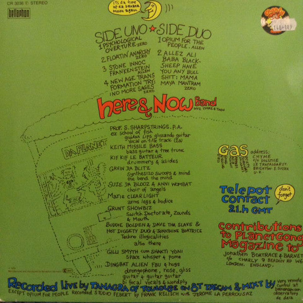 Planet Gong (2) : Live Floating Anarchy 1977 (LP, Album)