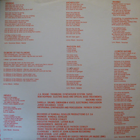 Indoor Life : Indoor Life (LP, Album)