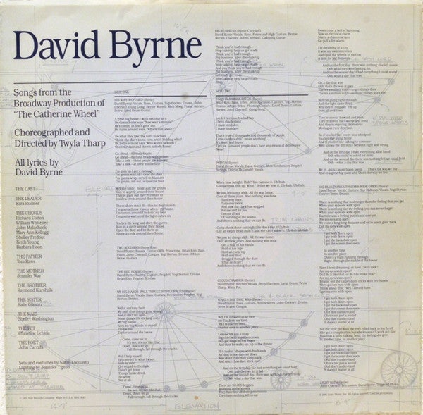 David Byrne : Songs From The Broadway Production Of "The Catherine Wheel" (LP, Album, Spe)