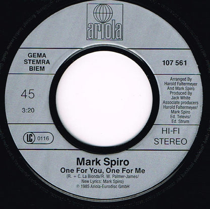 Mark Spiro : Winds Of Change (7", Single)