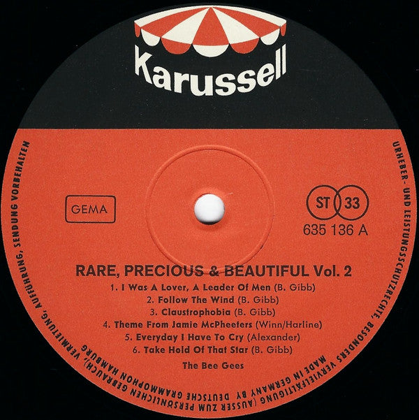 The Bee Gees* : Rare, Precious & Beautiful Vol. 2 (LP, Comp)
