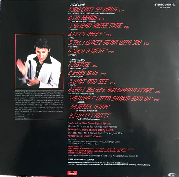 Shakin' Stevens : Shakin' Stevens (LP, Album)