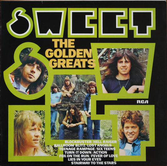 The Sweet : The Golden Greats (LP, Comp, RP, Bla)