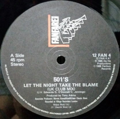 501's : Let The Night Take The Blame (12")