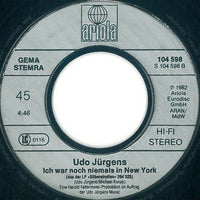 Udo Jürgens : Das Wünsch Ich Dir / Ich War Noch Niemals In New York (7", Single)