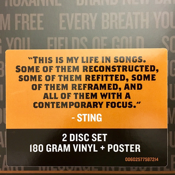 Sting : My Songs (2xLP, Album, 180)