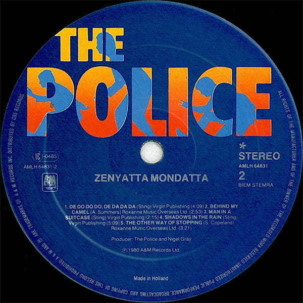 The Police : Zenyatta Mondatta (LP, Album)