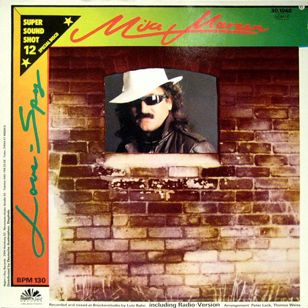 Mike Mareen : Love-Spy (12")
