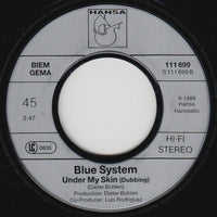 Blue System : Under My Skin (7", Single)