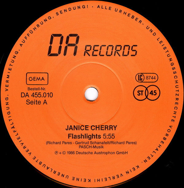 Janice Cheery : Flashlights (12")