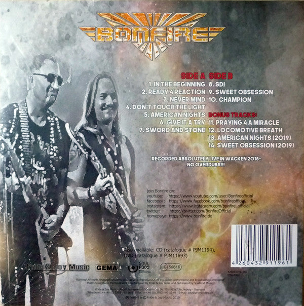 Bonfire : Live On Holy Ground - Wacken 2018 (LP, Album)
