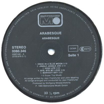 Arabesque : Marigot Bay (LP, Album)