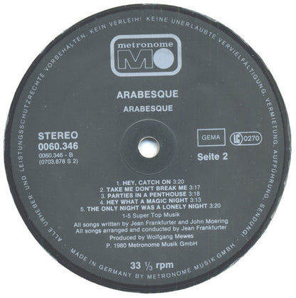 Arabesque : Marigot Bay (LP, Album)