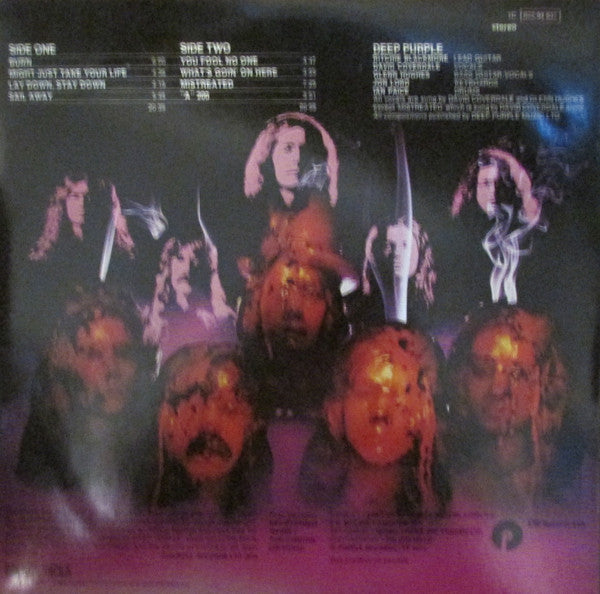 Deep Purple : Burn (LP, Album, RE, Fre)