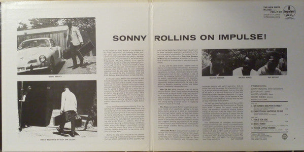 Sonny Rollins : On Impulse! (LP, Album, RE)