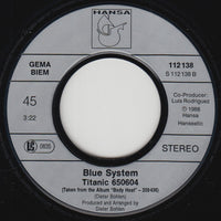 Blue System : Love Suite (Remix '89) (7", Single)