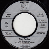 Blue System : Love Me On The Rocks (7", Single)
