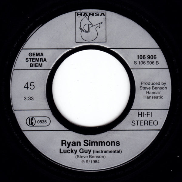 Ryan Simmons : Lucky Guy (7", Single)