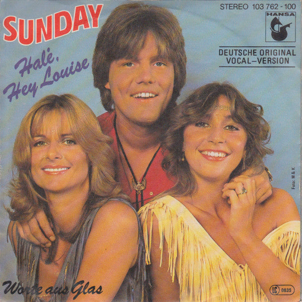 Sunday (8) : Halé, Hey Louise (7", Single)