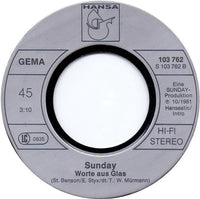 Sunday (8) : Halé, Hey Louise (7", Single)