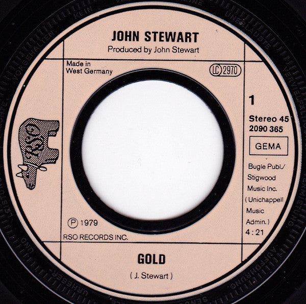 John Stewart (2) : Gold (7", Single)
