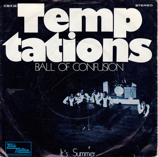 The Temptations : Ball Of Confusion (7", Single)