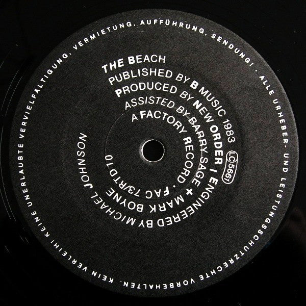 New Order : Blue Monday (12", Single, Bla)