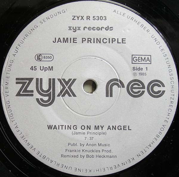 Jamie Principle : Waiting On My Angel (12")