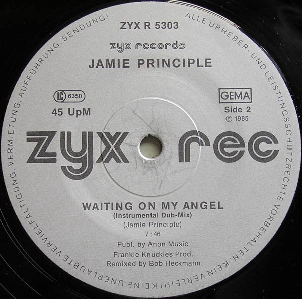 Jamie Principle : Waiting On My Angel (12")