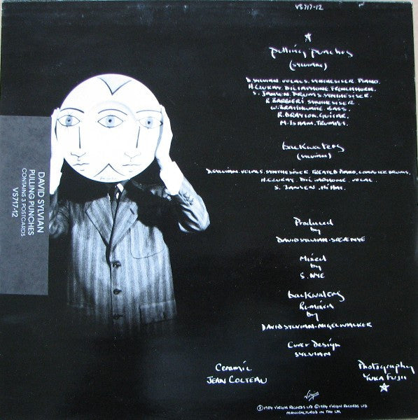 David Sylvian : Pulling Punches (12", Single, Pos)