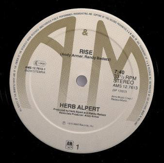 Herb Alpert : Rise (12")