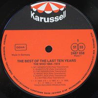 The Who : '64 - '74 / The Best Of The Last Ten Years (2xLP, Comp, RE, Gat)