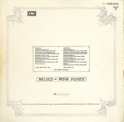 Pink Floyd : Relics (LP, Comp, RE)
