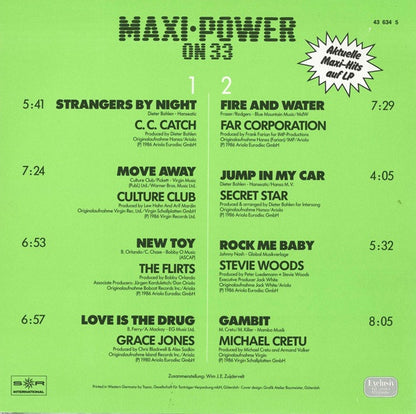 Various : Maxi-Power On 33 (LP, Comp)