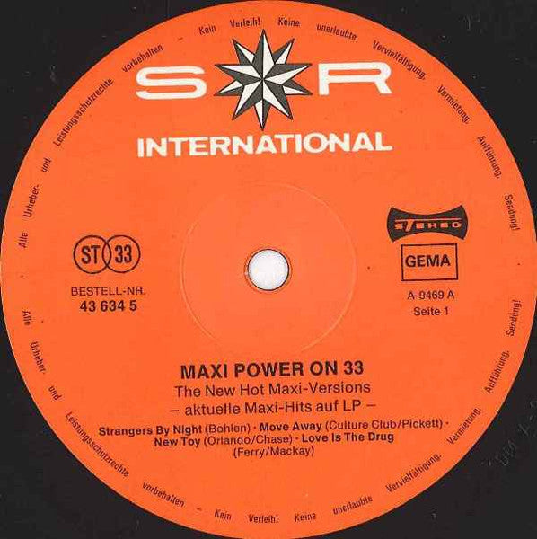 Various : Maxi-Power On 33 (LP, Comp)