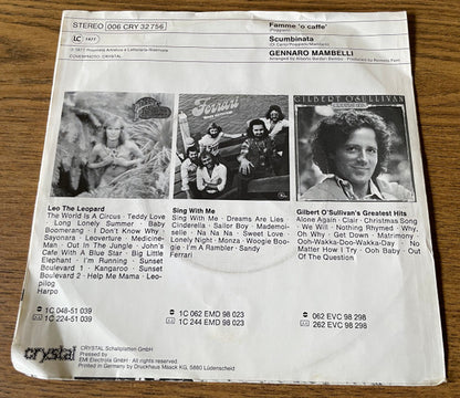 Gennaro Mambelli : Famme 'O Caffè (7", Single)