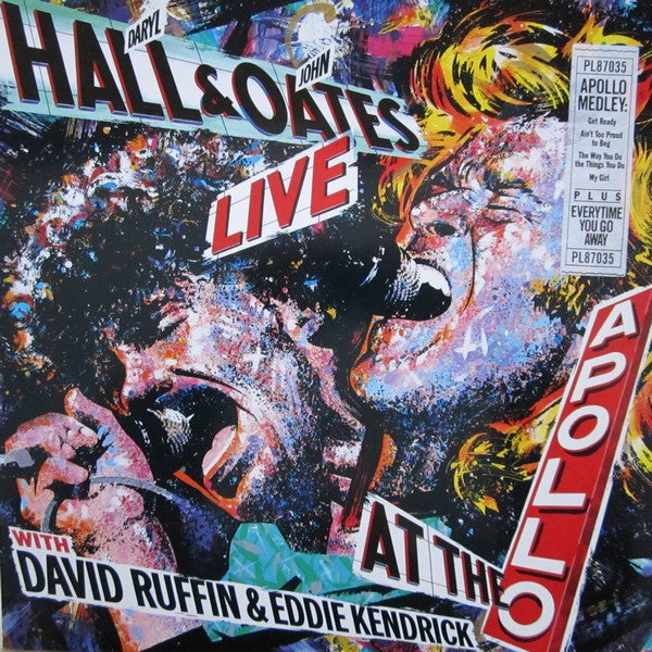 Daryl Hall & John Oates With David Ruffin & Eddie Kendrick* : Live At The Apollo (LP, Album)