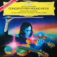 Nicolò Paganini* - Salvatore Accardo • London Philharmonic Orchestra • Charles Dutoit : Concerto Per Violino (No. 6) (LP, Album)