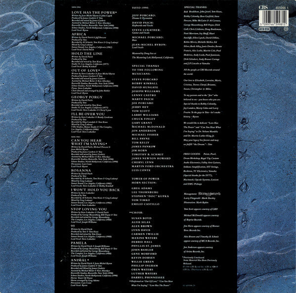 Toto : Past To Present 1977 - 1990 (LP, Comp)